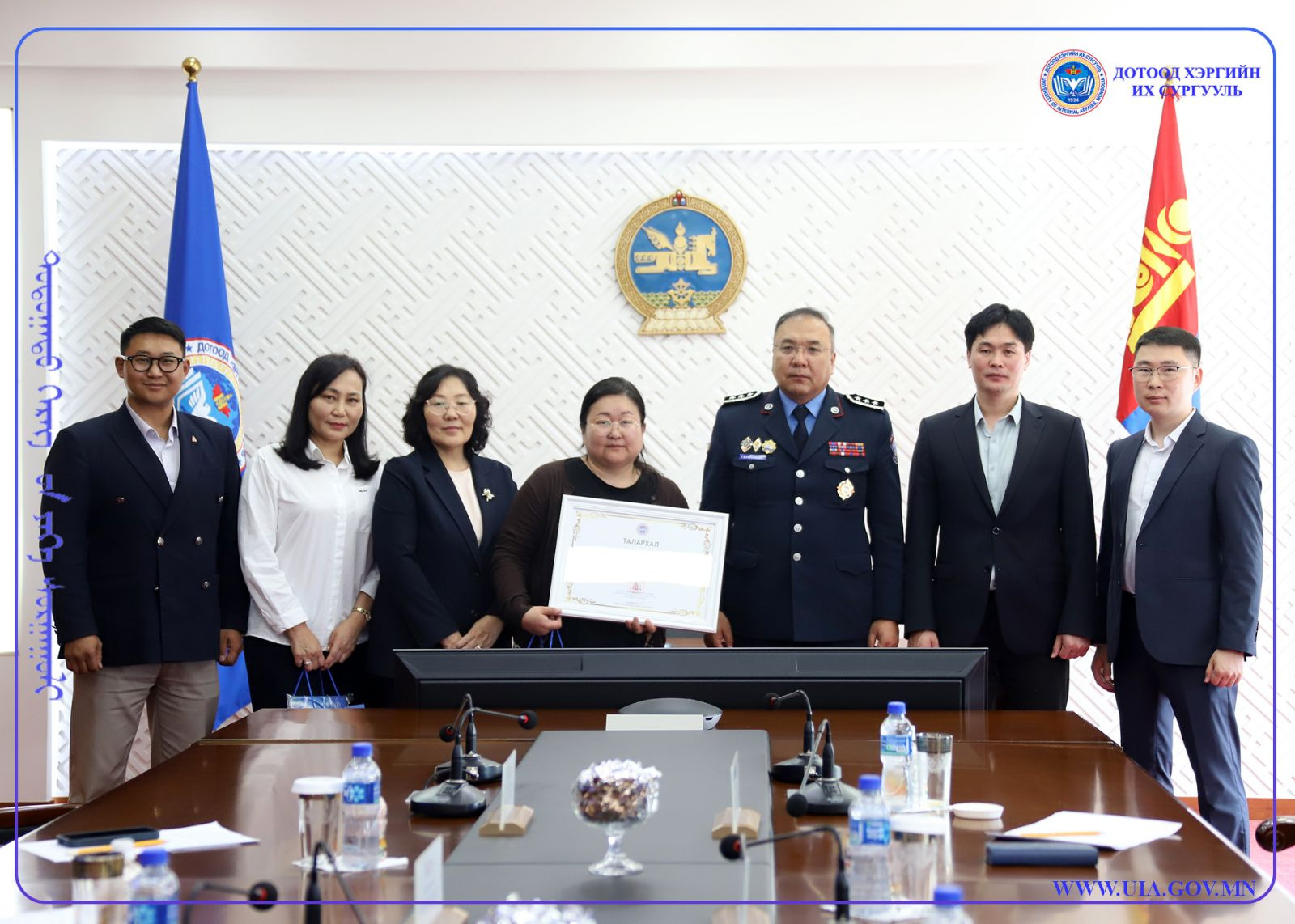 MEETING HELD WITH THE MANAGEMENT OF THE MONGOLIAN-JAPANESE JOINT HOSPITAL OF MNUMS